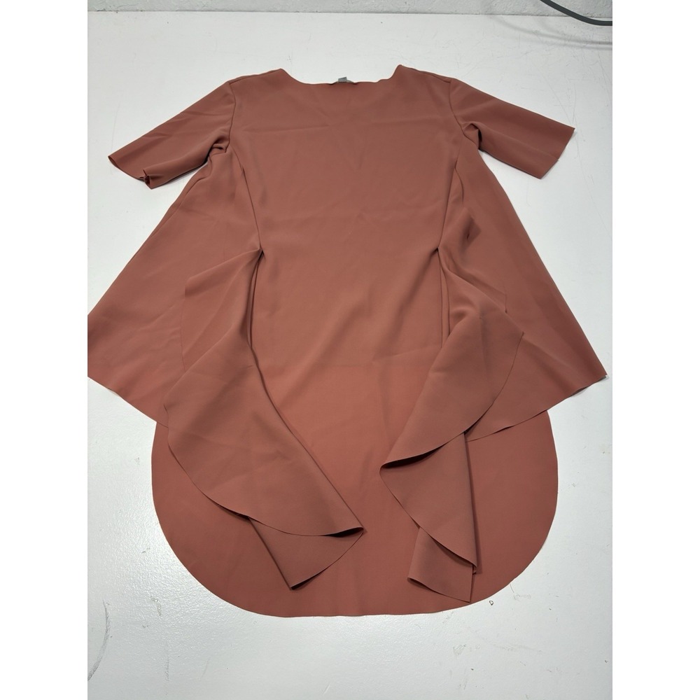 COS Womens Tunic‎ Top Mauve Pink Size 4 High Low Dressy Casual Blouse Office - Picture 9 of 11
